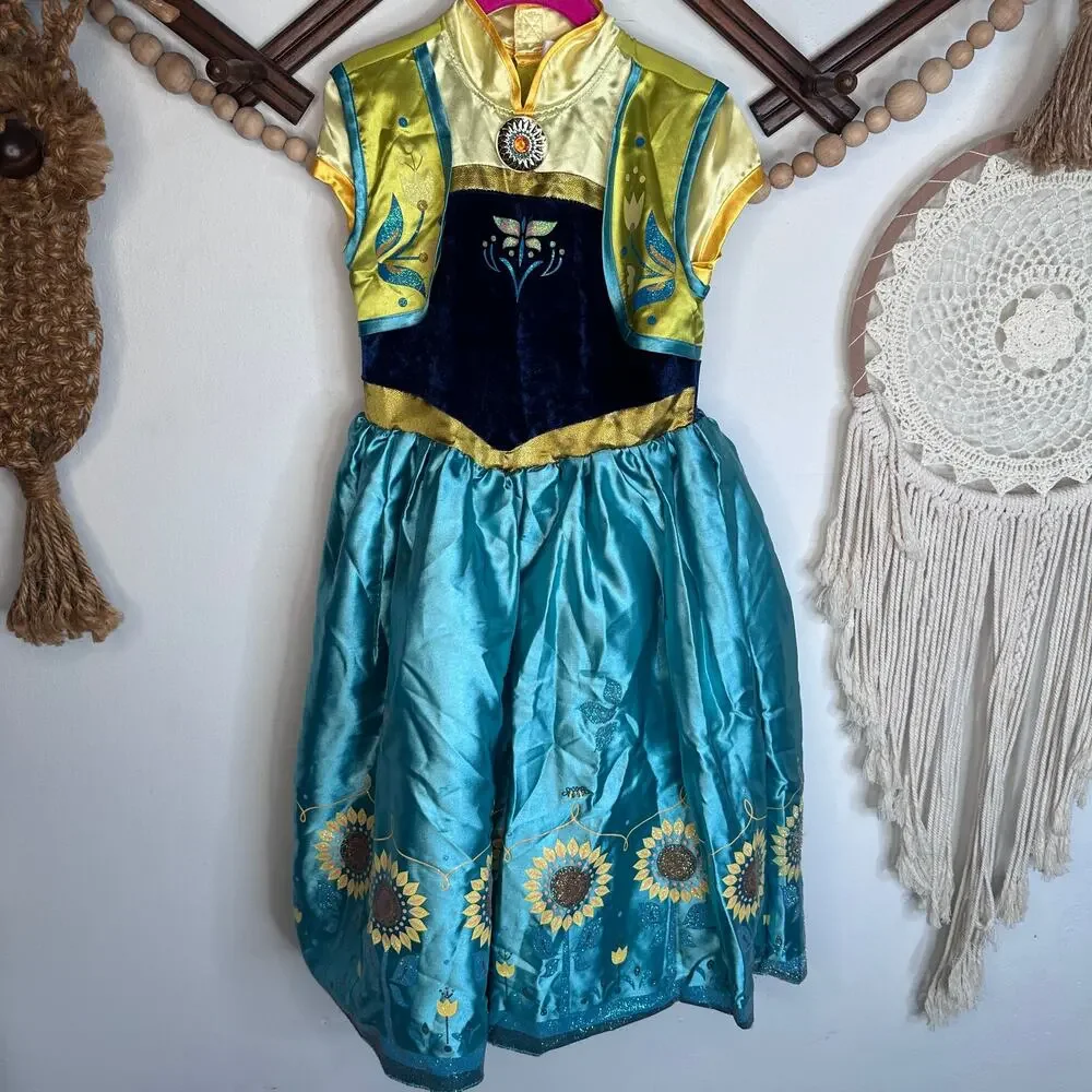 Disney Store Frozen Anna Coronation Costume Dress